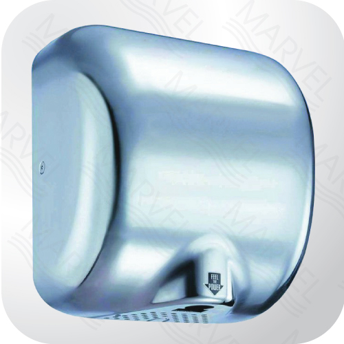 Jet Hand Dryer รุ่น MH-111 สแตนเลส เครื่องเป่ามืออัตโนมัติ เป่ามือ  MARVEL  ระบบพลังแรงลม  Jet ลม 1ทิศทาง  Automatic hand dryer MARVEL เป่ามือระบบอินฟาเรด ระบบเป่ามือแห้งเร็ว  มาตรฐาน GMP, HACCP บริษัท มาร์เวล เทคโนโลยี จำกัด Tel 029785650-2